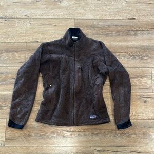Patagonia Women's Brown Fleece Jacket Size Small